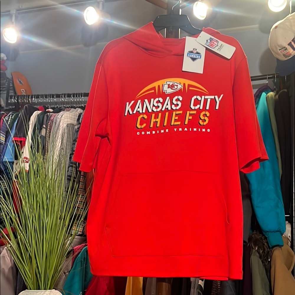 Kansas City Chiefs Red Short Sleeve Hoodie